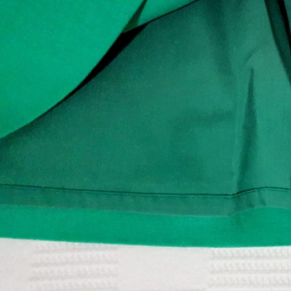 🆕 J Crew Green City Skirt. Linen Blend with Hand Pockets & Elastic Waist. NWOT - Picture 8 of 13
